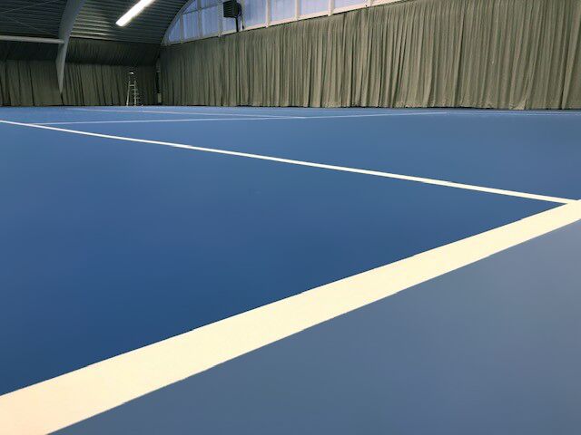 Tennisplatz Hardcourt Oberfläche